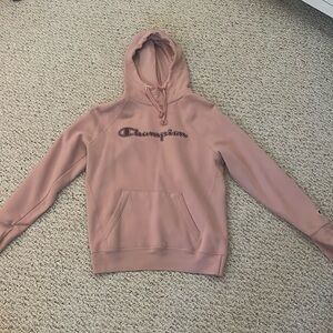 pink Champion hoodie - size adult small